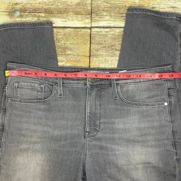 Athleta Sculptek Skinny Distressed Grey Wash Stretch Jeans Womens Sz 10 - Picture 4 of 10